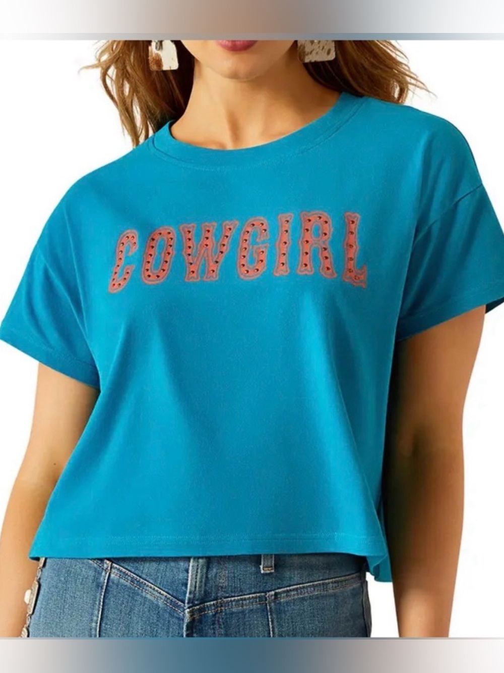 Ariat Women's Enamel Blue Cowgirl T-Shirt